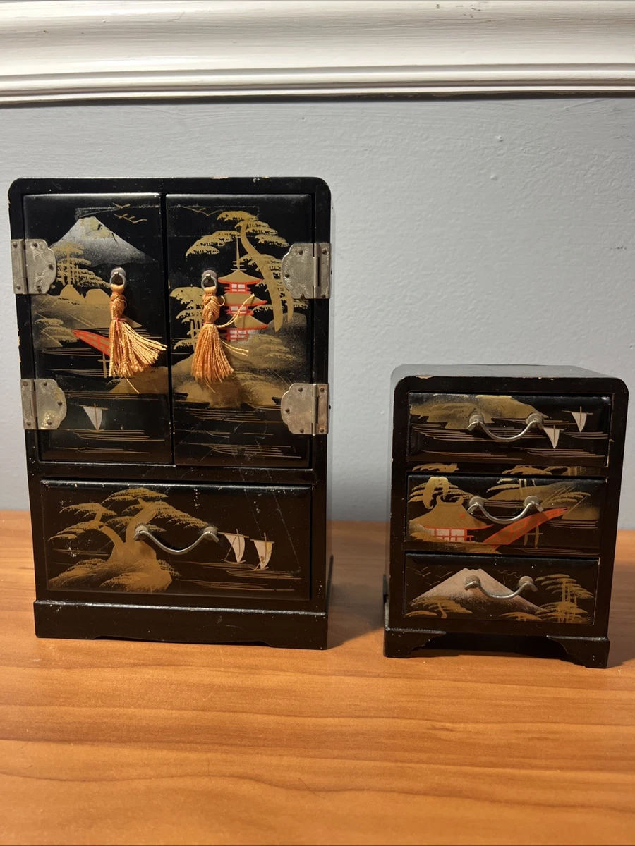 Japanese Jewelry Boxes Indiana Antique Japanese Boxes for sale | eBay