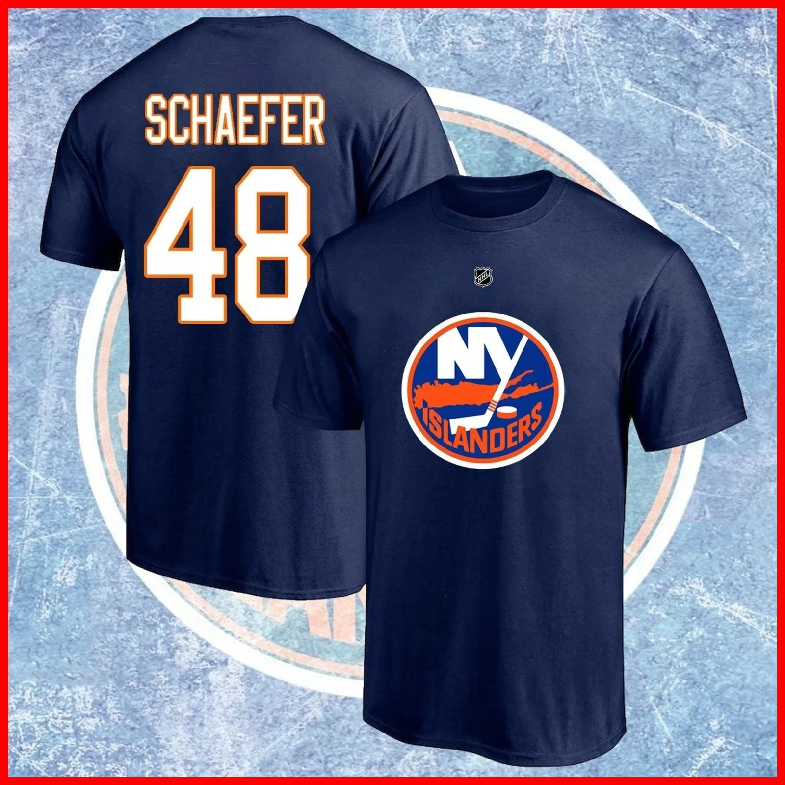 Matthew Schaefer #48 New York Islanders 2025 Player Name & Number