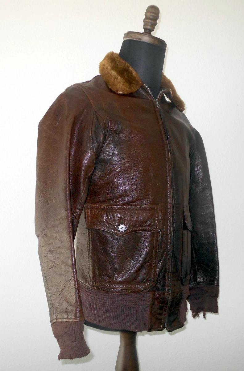 Navy G1 Flight Jacket Indiana Original Ww2 Collectible US Uniforms