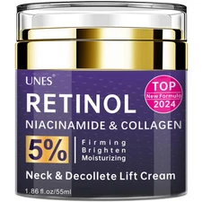 Neck Firming Cream with Retinol & Collagen – Tighten & Lift for Women & Men | An