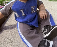 Rare Y2K Infant Nike Two Piece Set Graffiti Style Logo Size 12 Months