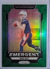 2024 Panini Prizm Drake Maye Emergent Green Prizm Rookie RC Card #4