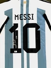 Lionel Messi Autographed Soccer Jersey Argentina FIFA World cup 2022 LOA/COA🔥