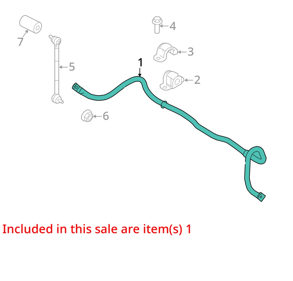 2014 Ford Fiesta FWD Front Stabilizer Bar OEM 107K Miles - LKQ430179429 - Изображение 4 из 4