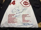 Pete Rose Autographed Signed Stat Jersey Baseball  Hit King 4256 89/500