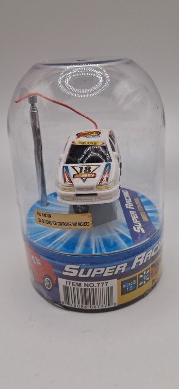 SUPER RACING No 777 • 18 Speedy • 49 Mhz 8 • Remote Control • NEW in Sealed Pkg