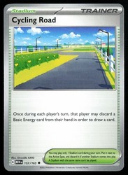 Cycling Road 157/165 Scarlet & Violet 151 Uncommon Trainer Stadium