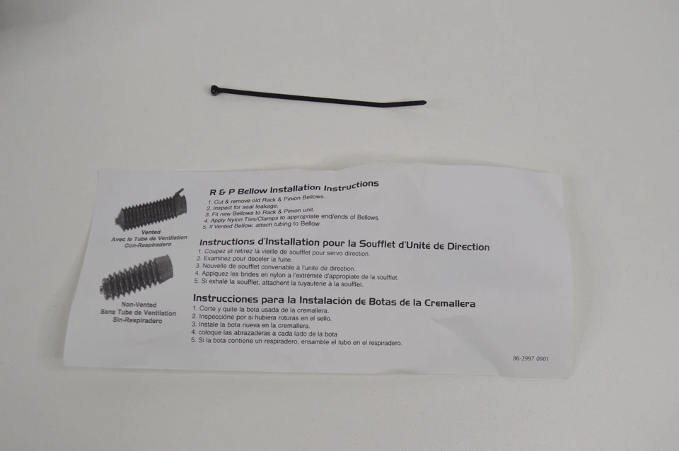 Chevrolet Pontiac Dodge Plymouth 1982-2000 kit de fuelle de piñón de cremallera Moog K6298 Foto 4 de 4