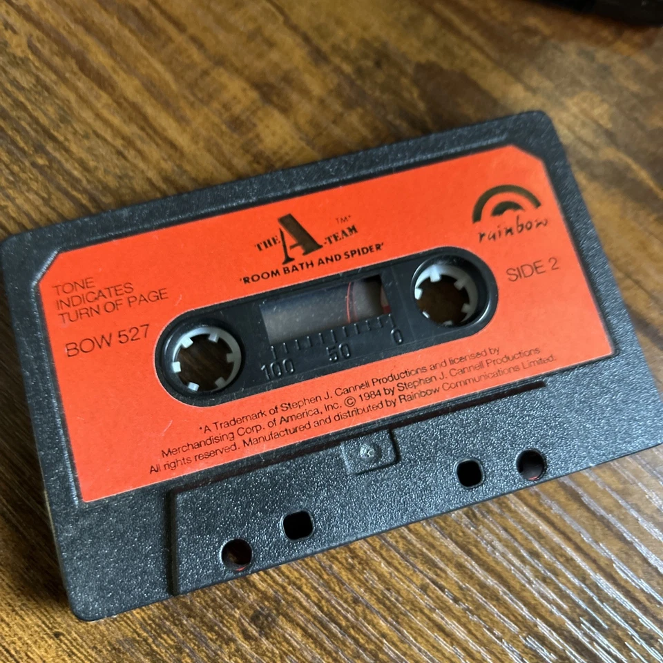 The A Team x2 Cassette Tape - follow that chicken room bath & spider - Rainbow - Image 4 of 4