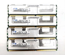 Lot of 4 SAMSUNG 1GB PC2-5300F M395T2863QZ4-CE68 Server Memory
