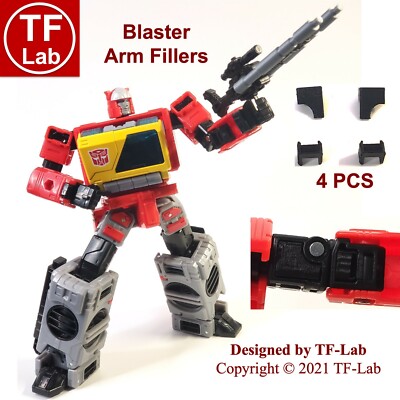 Upgrade Kit Transformers Kingdom/Legacy Blaster Arm Fillers/Fillets WFC TF-Lab
