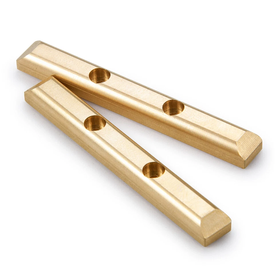 2pcs RC Car Brass Boulder Bars for 1/24 Axial All SCX24 Upgrade Accessories - Image 3 of 4