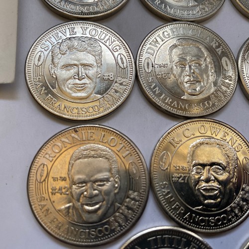 San Francisco 49ers entonces y ahora 1994-95 monedas coleccionables 15 de 20 lote #12 - Imagen 9 de 12