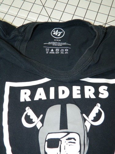 Raiders 47 Brand officially licensed Men's t-shirt Size Medium Pre Owned - Picture 4 of 4