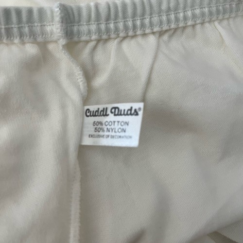 Vintage Cuddl Duds Shorts Womens Medium White Lace Hem - Picture 5 of 6