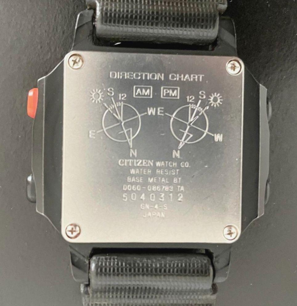 Citizen Windjack D060-086783 Vintage Digital Watch with NATO Belt 