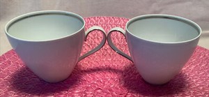 Johann Haviland Bavaria Germany Wedding Ring Coffee/Tea China Cups Set Beautiful
