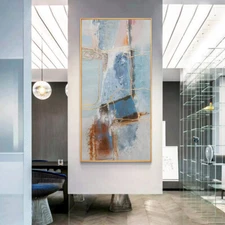 Pure Hand painted Abstract Oil Painting Living Room Decorative Painting Corridor