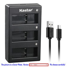 Kastar Battery Triple Charger for GoPro AHDBT-601 Hero 6  GoPro HERO6 Silver