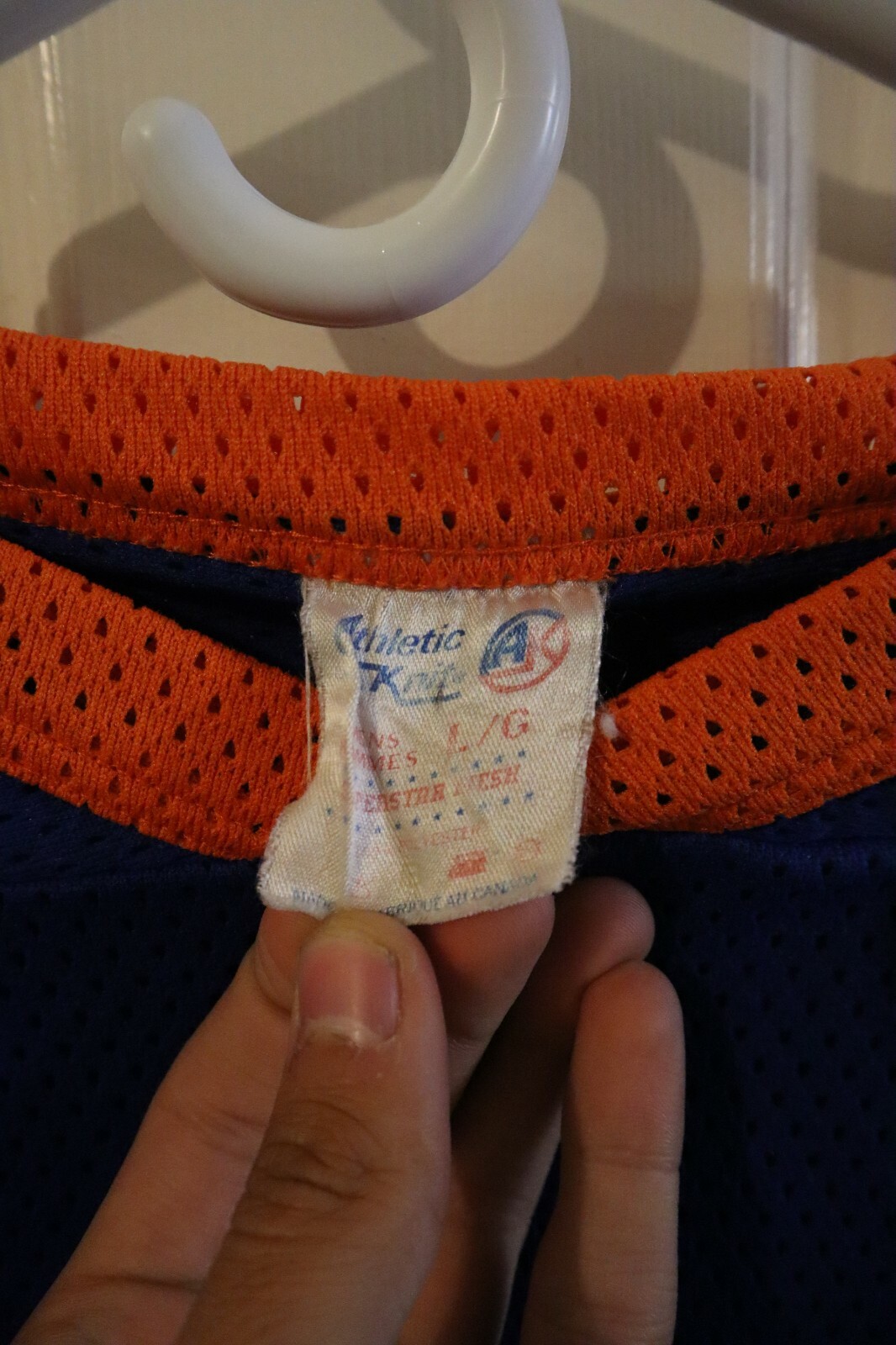 Vintage 1980's Edmonton Oiler Hockey Jersey Number 29 Adult size Large