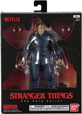 HOPPER cop bandai action figure STRANGER THINGS SEASON 4 void