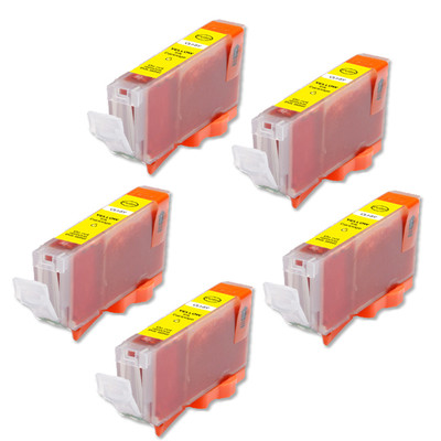 5 PK YELLOW Ink w/ CHIP for CLI 226 Y Canon Pixma MG5220 MG5320 MG6120 MG6220
