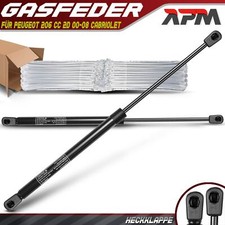 2x Gasfeder Heckklappe Kofferraumdämpfer für Peugeot 206 CC 2D 00-08 Cabriolet