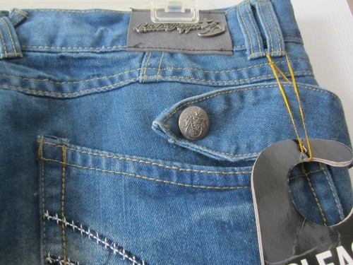 Pantalones de mezclilla CHILI PEPQER azul desgastado para hombre talla 34 - Imagen 8 de 12