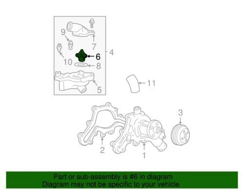 Termostato Mountaineer Explorer genuino Ford Mercury 1997-2003 YU3Z-8575-AA Foto 2 de 2