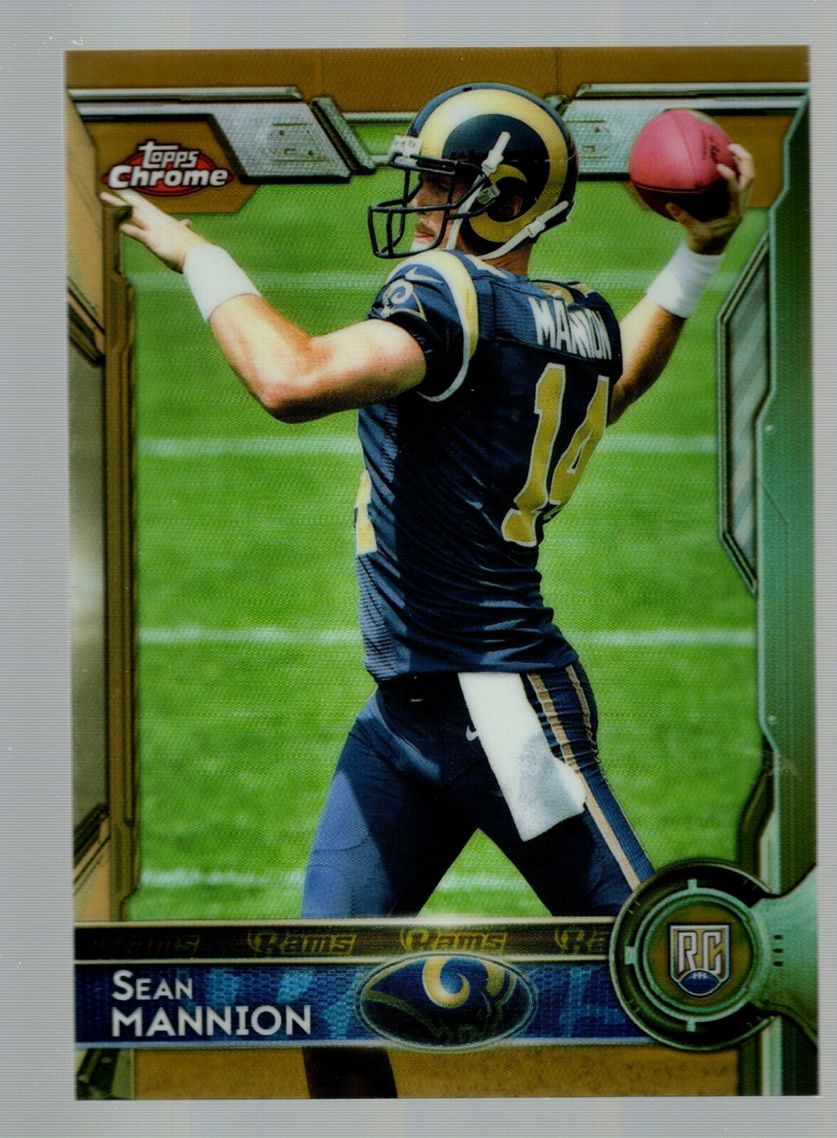 Sean Mannion Topps Chrome #182 Gold
