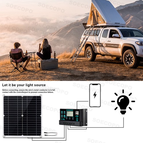 7000W Solar System Kit 12V To 110V/220V Off-Grid Inverter System 100A Controller - Picture 15 of 17