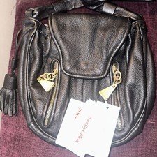 With Tags See By Chloe Black Pebbled Leather Crossbody Bag