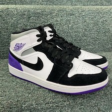 Nike Air Jordan 1 Mid SE Shoes - US 12, Varsity Court Purple (852542-105)  for sale online | eBay