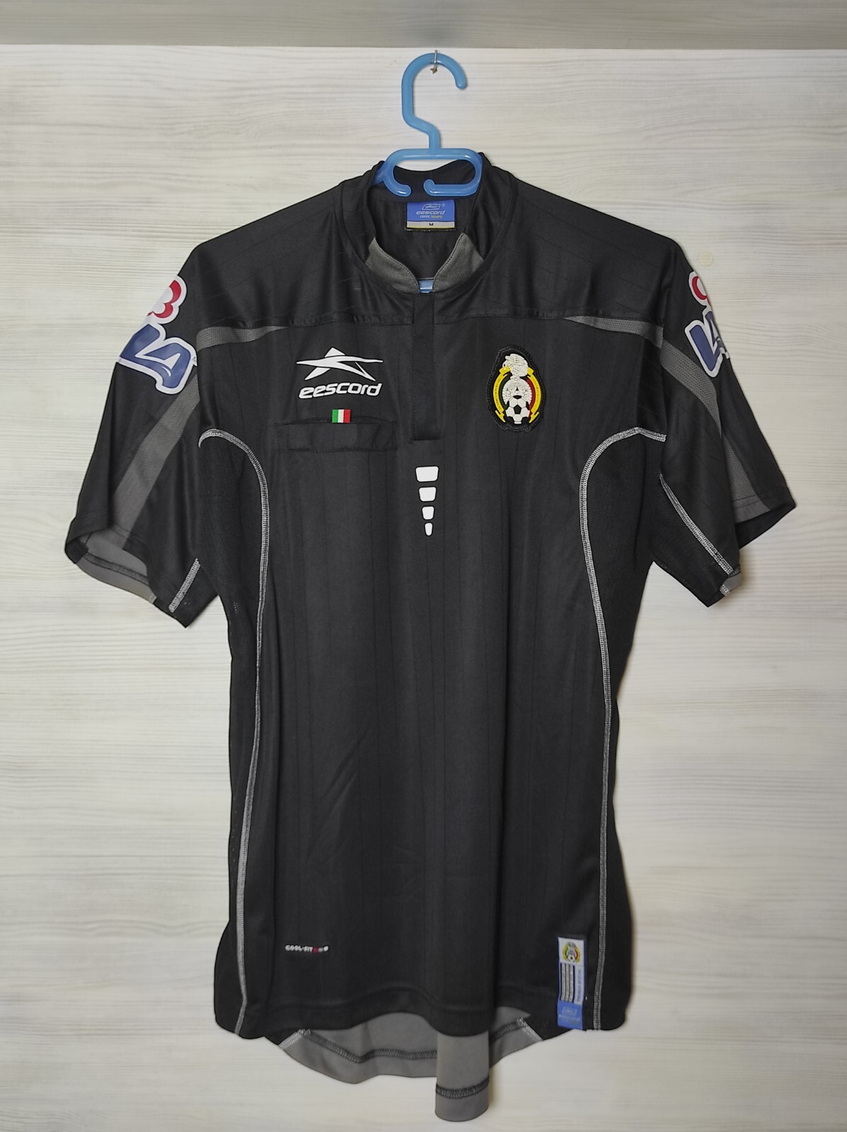 MEXICO REFERREE SHIRT EESCORD JERSEY LIGA MX SOCCER ARBITRO SIZE M