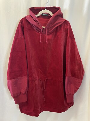 FW18 Undercover A Clockwork Orange Corduroy Drawstring Hoodie