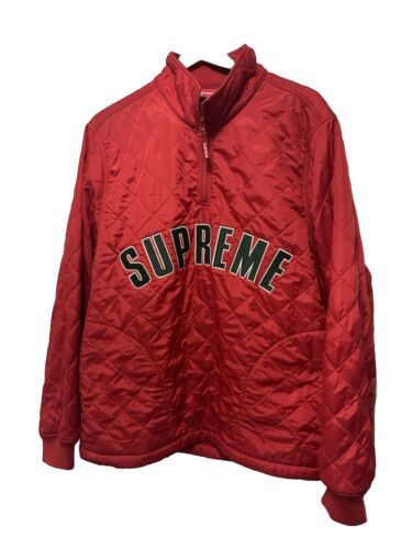 Supreme arc logo Quilted Quarter Zip - image 1