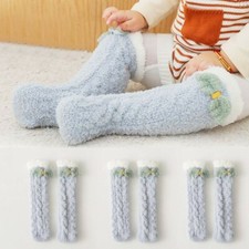 Baby Girl Boy Cute Winter Thick Warm Knee High Long Socks Infant Toddler Bow