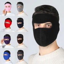 Winter Thermal Full Face Mask Windproof Cycling Warm Face Cover for Men Women