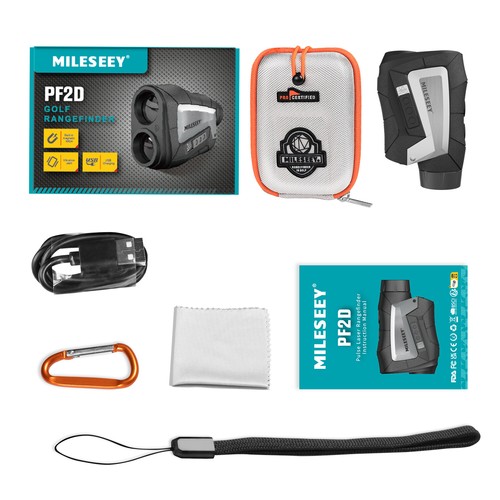 Mileseey Golf Rangefinder with Slope, 660 Yds Laser Distance Finder Rechargeable - Picture 10 of 10