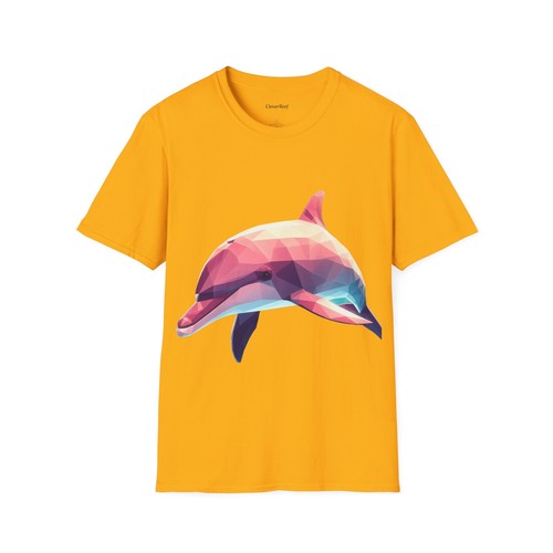 Pink River Dolphin Unisex T-Shirt 100% Ring-Spun Cotton Gift School Vacation - Picture 23 of 70