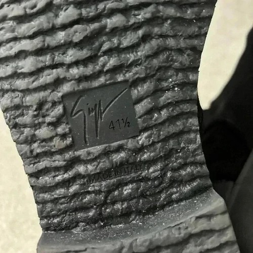 $ 1795 Designer Giuseppe Zanotti X Zayn Herren Reißverschluss Wildleder Biker Stiefeletten - Bild 13 von 14