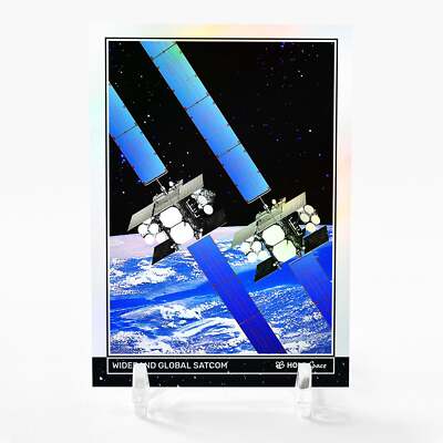WIDEBAND GLOBAL SATCOM WGS Satellites Art Card Holo Space 2024 GleeBeeCo #WDWG