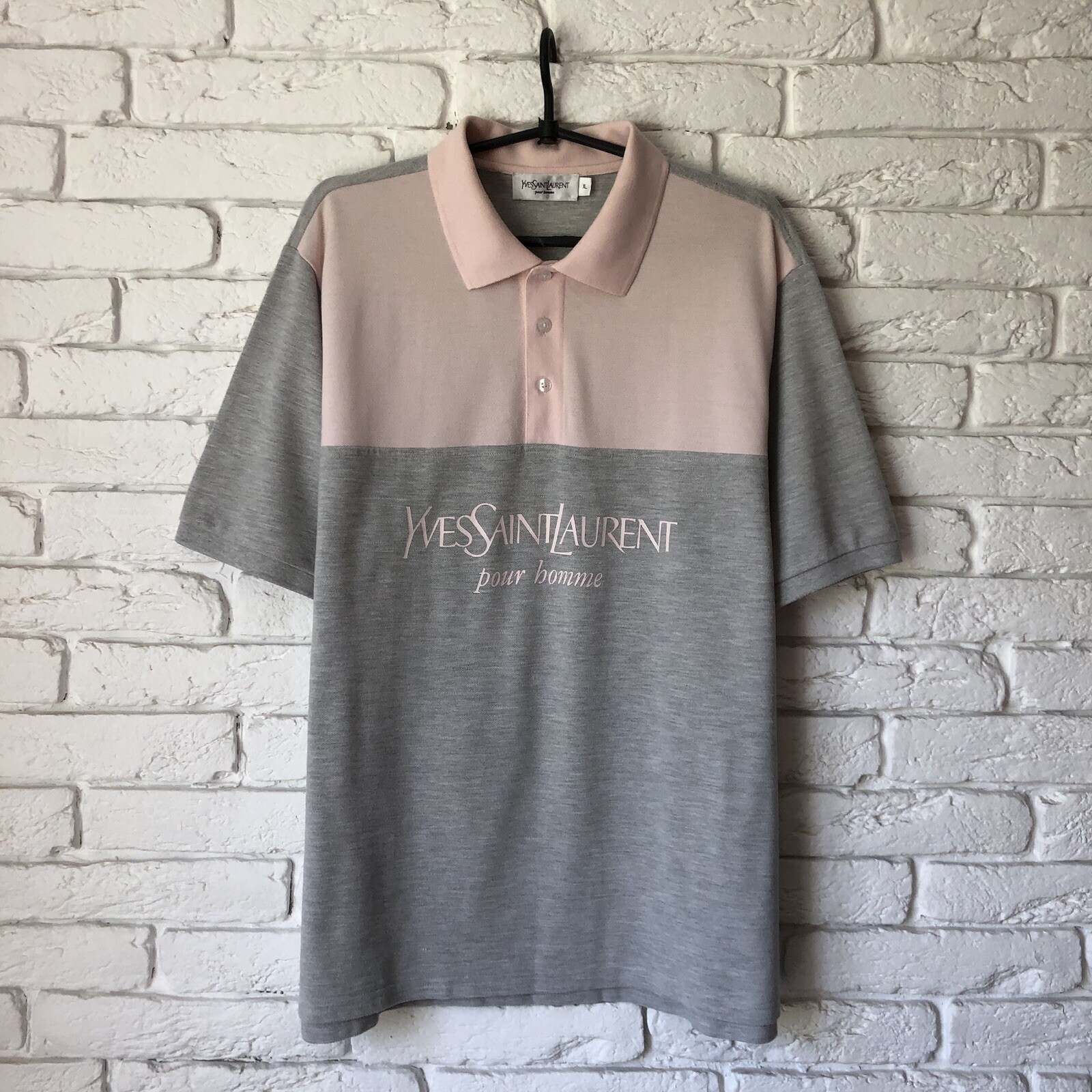 Polo Yves Saint Laurent YSL vintage taglia XL uomo