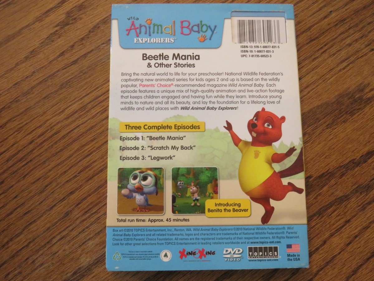 その他 Wab Explorers: Beetle Mania &amp; Other Stories [DVD] Amazon.com: Wild Animal Baby Explorers: Beetle Mania & Other