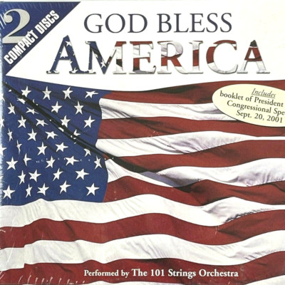 God Bless America 101 Strings Orchestra 2 CD Set 2001 Slipcase Madacy Sealed 