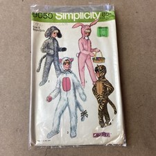 Simplicity 9050 Boys  Girls Costume W Hood Size 8 COMPLETE