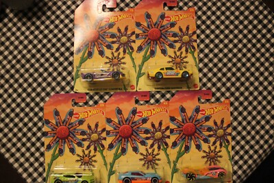   2022 Hot Wheels Spring/Easter Edition Complete Set of 5!! - Mint on Cards!