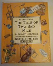 Vtg Beatrix Potter Pop-Up Carousel Tale Of Two Bad Mice Children's Book