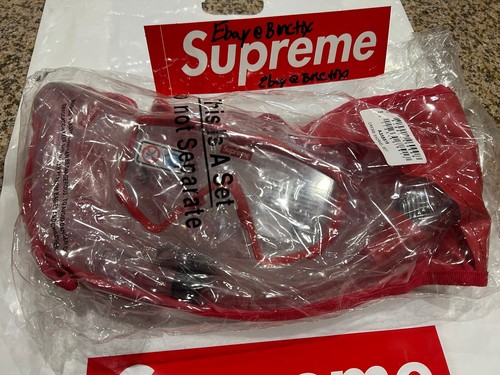 NWT Supreme®/Cressi Snorkel Set Goggles Swim Pool SS19 RED BOX LOGO AUTHENTIC!