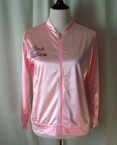 pink silk jacket grease